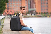 Bobby Hero Regular, Anti-theft backpack,black, black