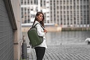 Bobby Hero Small, Anti-theft backpack,green