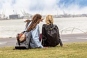 Bobby Urban Lite anti-theft backpack, grey