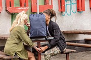 Bobby Urban Lite anti-theft backpack, navy