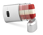 Body paintstick AustriaDenmark, white
