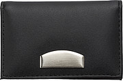 Bonded leather card holderBlack