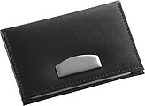 Bonded leather card holderBlack