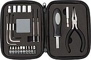 Bonded leather case tool kit Lani
