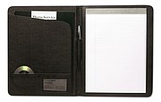 Bonded leather folderBlack