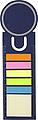 Bookmark made from card Blue
