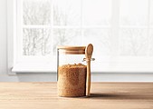 Borosilicate glass jar 600 ml