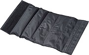 Bottle cooler with cooling pads, black