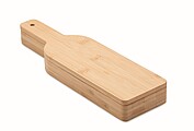 Bottle shape wine set in bamboo case
