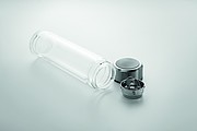 Bottle with touch thermometer
