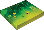 Box with full-color print, size 19.6x17x3cm, print on request from 20 pcs.