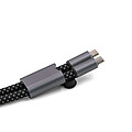 Brandcharger Lany Wristband Charge charging cable, gun metal