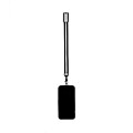 Brandcharger Lany Wristband Charge charging cable, gun metal