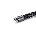 Brandcharger Lany Wristband Charge charging cable, gun metal