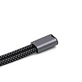 Brandcharger Lany Wristband Charge charging cable, gun metal