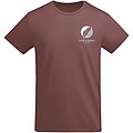 Breda organic cotton short sleeve mens t-shirt, pale red
