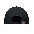 Brushed heavy cotton 6 panel Ba, white/black
