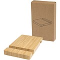 Bubup bamboo 2-angled tablet and phone stand, wood