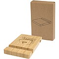 Bubup bamboo 2-angled tablet and phone stand, wood