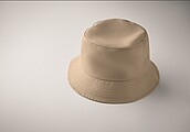 Bucket hat polyester 150 gr/m2, khaki
