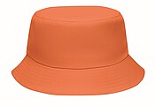 Bucket hat polyester 150 gr/m2, orange