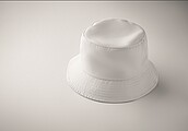 Bucket hat polyester 150 gr/m2, white