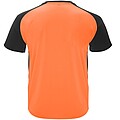 Bugatti short sleeve kids sports t-shirt, fluor orange, size 8