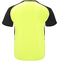 Bugatti short sleeve unisex sports t-shirt, fluor yellow, size S