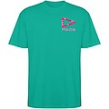Bull short sleeve unisex oversized t-shirt, jade green