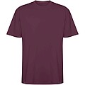 Bull short sleeve unisex oversized t-shirt, plum red