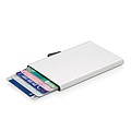 C-Secure aluminum RFID card holder, silver
