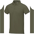 Calgary short sleeve mens polo, forest green