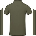 Calgary short sleeve mens polo, forest green