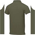 Calgary short sleeve mens polo, forest green