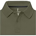 Calgary short sleeve mens polo, forest green