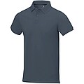 Calgary short sleeve mens polo, hale blue
