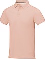 Calgary short sleeve mens polo, pink, XS