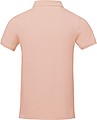 Calgary short sleeve mens polo, pink, XS