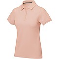 Calgary short sleeve womens polo, pink, S