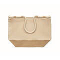 Canvas beach bag, beige