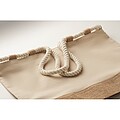 Canvas beach bag, beige