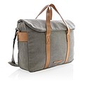 Canvas laptop bag PVC free, grey