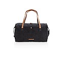 Canvas travel/weekend bag PVC free, black