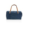 Canvas travel/weekend bag PVC free, blue