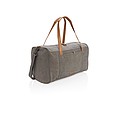 Canvas travel/weekend bag PVC free, grey