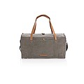 Canvas travel/weekend bag PVC free, grey