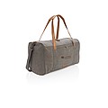 Canvas travel/weekend bag PVC free, grey