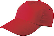 Cap, cotton twillRed