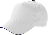 Cap with sandwich peakWhite