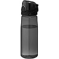 Capri sports bottle, transparent black